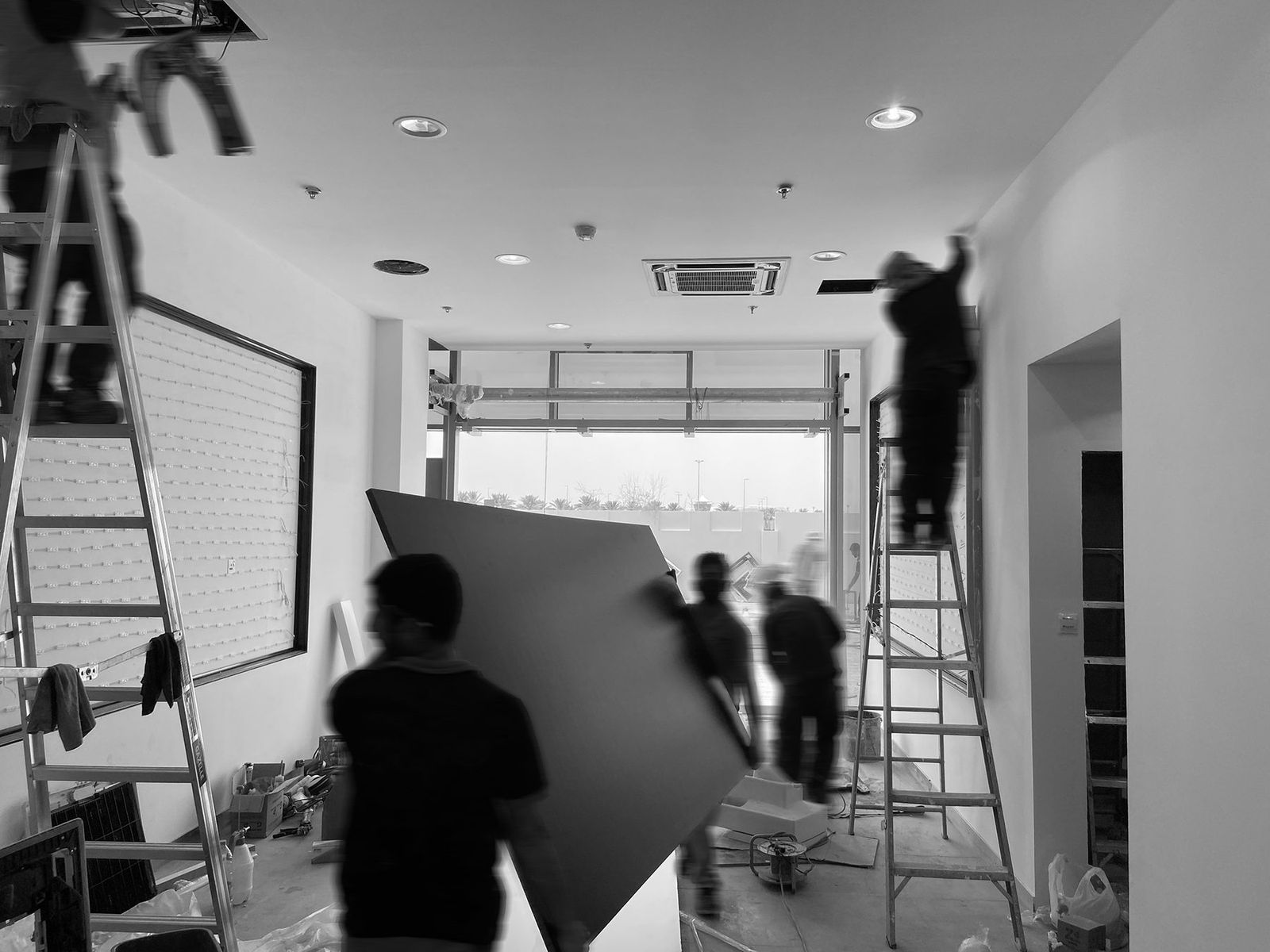 Alfa Romeo Showroom during construction